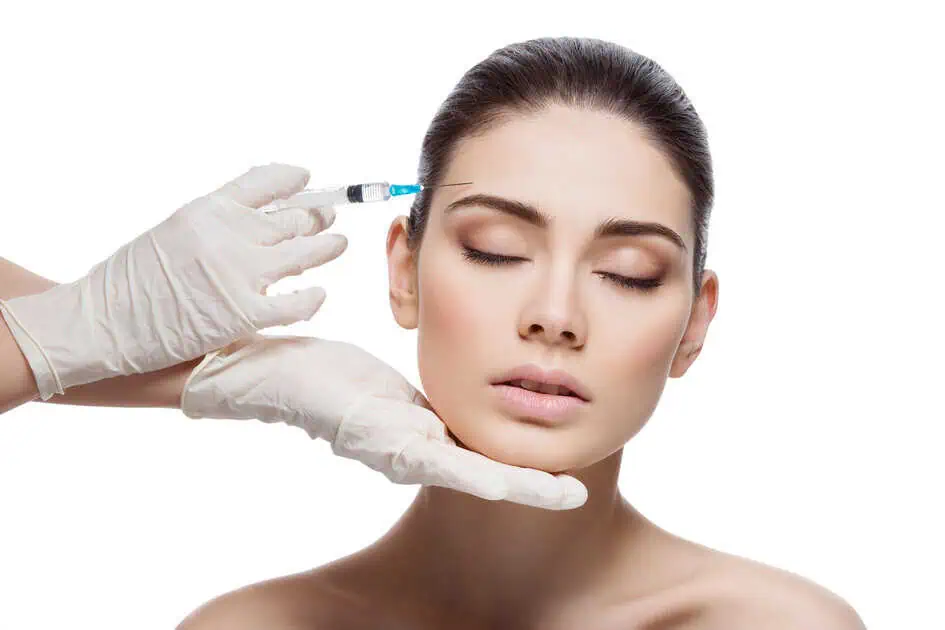 Dermal filler treatment restoring facial volume and smoothing facial wrinkles